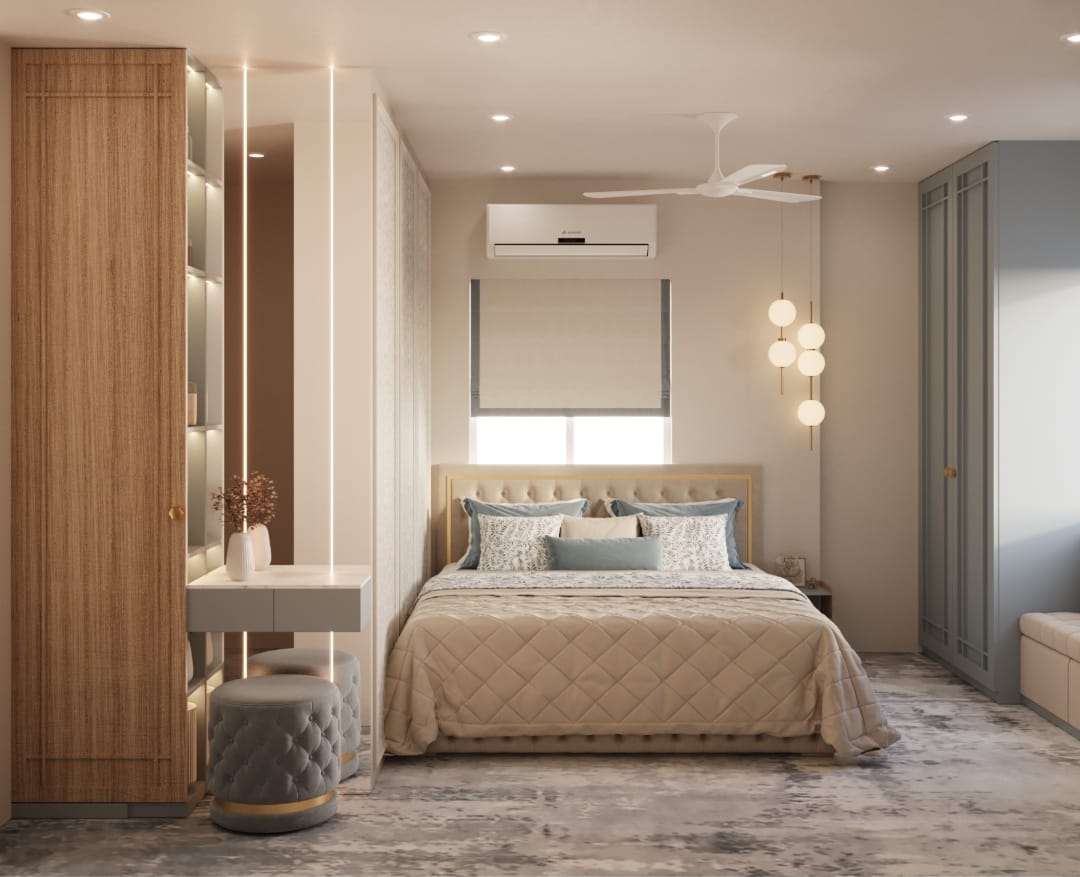 Bedroom interior — Abizer Baker Residence